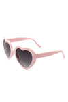 Women Mod Colorful Party Heart Shaped Sunglasses