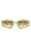 Square Retro Geometric Fashion Sunglasses