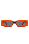 Retro Rectangle Narrow Fashion Slim Sunglasses